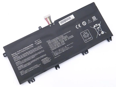 Батарея для ASUS B41N1711 FX63VD, FX63VM, FX705D, FX705DD, FX705DT (15.2V 4150mAh 63Wh) Кабель 25мм (67243)