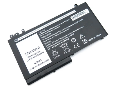 Батарея NGGX5 для DELL Latitude E5270, E5470, M3510, E5570, E5550, E5570 (0RDRH9, RDRH9) (11.4V 3000mAh 34Wh) (66770)