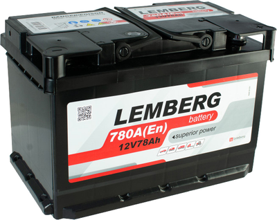 Акумулятор Lemberg Euro 78 А/год 12 В (0) (LB78-0)