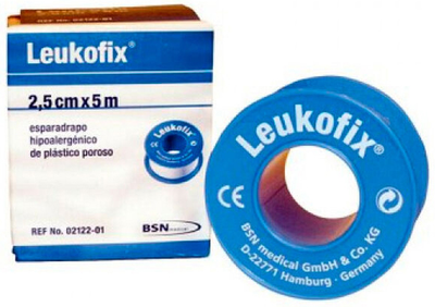 Plastry Bsn Medical Leukofix Tape 2.5 cm x 5 m 12 U (4042809029130)