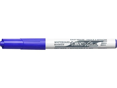 Маркер BIC для сухост. дош. "Velleda", 1.6 мм, синій 12шт bc9581701