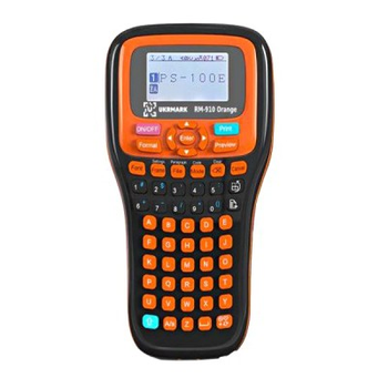 Принтер етикеток UKRMARK RM-910 Orange, сумісний з картриджами Brother TZe (UMRM910OR)