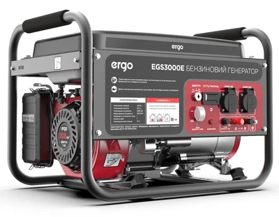 Генератор бензиновий ERGO EGS3000E