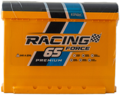 Аккумулятор 65 прямая (+ слева) 640A Premium Force Racing (2000002516859)