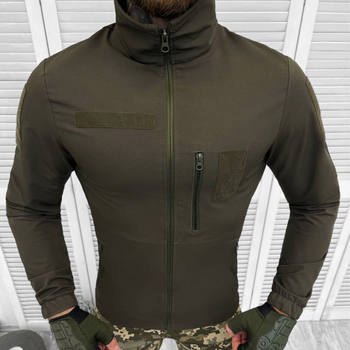 Легкая Ветровка даблтвил с пропиткой олива / Износостойкая Куртка размер XL