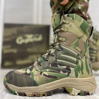 Мужские демисезонные Ботинки Gepard с мембраной B&G Termo 3605 / Водонепроницаемые Берцы мультикам
