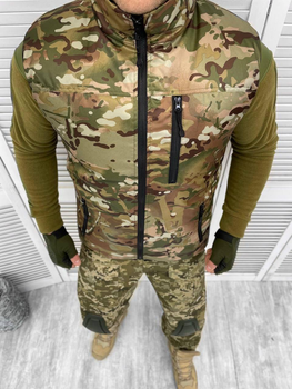 Мужская зимняя Безрукавка с мембраной на подкладке Omni-Heat / Жилет утепленный мультикам размер XL