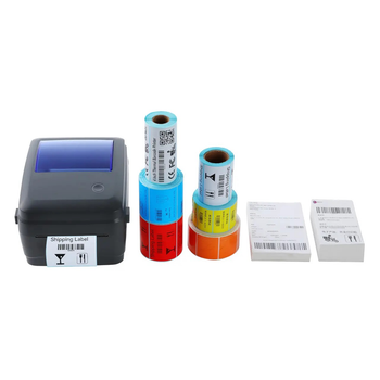 Термопринтер для печати наклеек, этикеток, штрихкодов 110мм POS-Smart KS-HQ480BT. Принтер ценников USB+Bluetooth