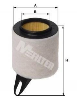 Воздушный фильтр M-FILTER A8043 BMW 1 Series, 3 Series 13717524412