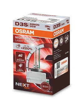 Ксенонова лампа OSRAM 66340XNN Night Breaker Laser +200% D3S 85V 35W PK32d-5 XENARC