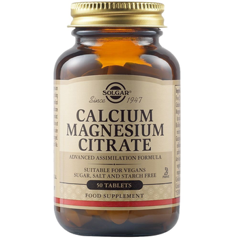 Suplement diety Solgar Calcium Magnesium Citrate 50 tabletek (33984005082)