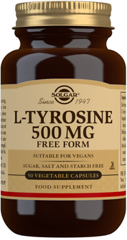 Дієтична добавка Solgar L-Tyrosine 500 мг 50 капсул (33984027602)