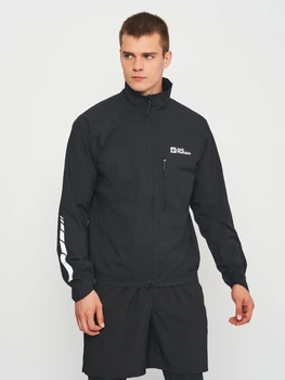 Спортивна вітрівка чоловіча Jack Wolfskin Morobbia 2.5L Jkt M 1115521-6000 XL Чорна (4064993644869)