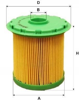 Топливный фильтр M-FILTER DE3105 Renault Kangoo, Megane, Clio, Scenic, Laguna; Dacia Solenza 7701206119