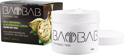 Diet Esthetic Baobab Rich Repair Moisturizer-Super Dry Skin Cream 200 мл (8430830508254)