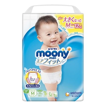 Трусики Moony M(6-12кг) 52штук (для начинающих ходить)