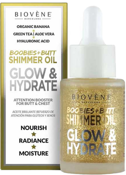 Szimmer do ciała Biovene Glow y Hydrate Treatment For Boobies y Butt 30 ml (8436575095165)