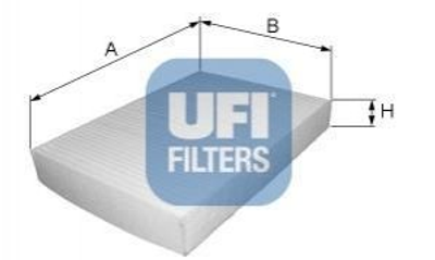 Фильтр салона UFI 5303500 Nissan Primera, Almera; Lexus GS, IS 27891BM400, 27891BM400KE, 27891BM401KE