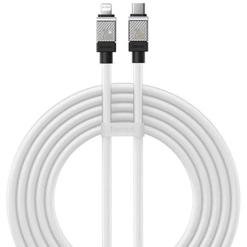 Кабель Baseus CoolPlay Series Fast Charging Cable Type-C to iP 20W (CAKW000102) 2m White