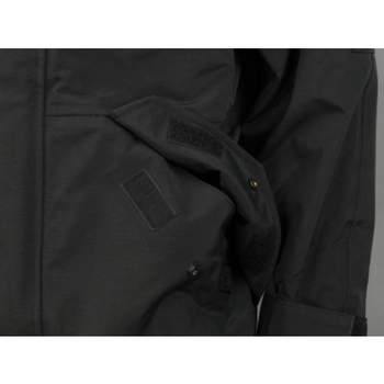 Куртка непромокальна з флісовою підстібкою Sturm Mil-Tec Black S