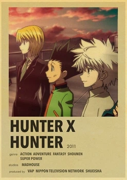 Металевий постер "Hunter x Hunter", 25см*18см , p-131