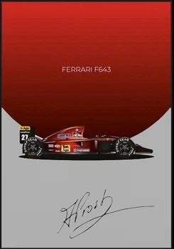 Металевий постер "Ferrari", 25см*18см , p-114
