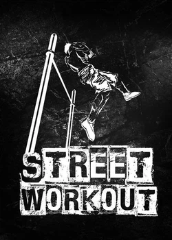 Металевий постер "Street Workout", 25см*18см , p-126