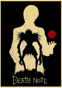 Металевий постер "Death note", 25см*18см , p-141
