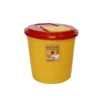 Контейнер для утилизации медицинских отходов 20 л, желтый