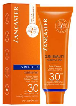 Сонцезахисний крем для обличчя Lancaster Bronceador Facial SPF30 50 мл (3616302022526)