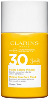 Сонцезахисний крем Clarins Sun Care Mineral Fluid SPF30 Face 30 мл (3380810304817)