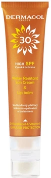 Солнцезащитный крем Dermacol Sun Water Resistant Sun Cream & Lip Balm SPF30 30 мл (8595003117517)