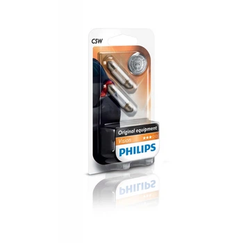Указательные лампа накаливания PHILIPS 12844B2 C5WX35mm 12V 5W SV8,5 2pcs. blister