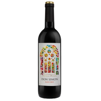 Вино Don Simon "Red dry" червоне сухе 0.75 л (8410261271200)