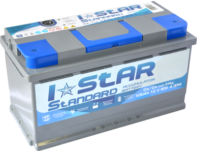 Аккумулятор автомобильный Kainar ISTAR Standard 100 А/час (-/+) EN900 (СТ-00077572)