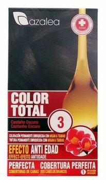 Крем-фарба для волосся без окислювача Azalea Colour Total 3 Dark Brown 120 мл (8420282041379)