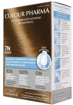 Farba kremowa z utleniaczem do włosów Color Clinuance Pharma 7N Rubio 170 ml (8429449027188)