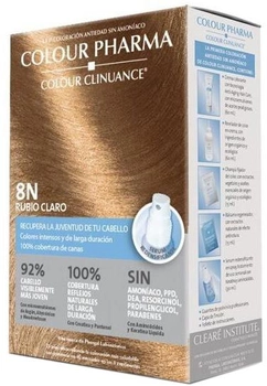 Farba kremowa z utleniaczem do włosów Color Clinuance Pharma 8N Rubio Claro 170 ml (8429449027195)