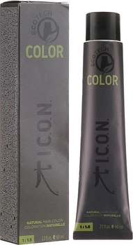 Farba kremowa z utleniaczem Icon Ecotech Color Metallics Brushed Nickel 60 ml (8436533673152)