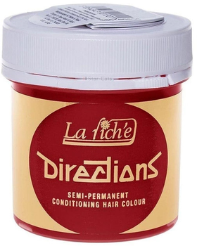 Farba kremowa bez utleniacza do włosów La Riche Directions Semi-Permanent Conditioning Hair Colour Poppy Red 88 ml (5034843001073)