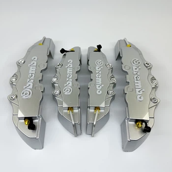 Декоративные накладки на тормозные суппорта "BREMBO" Серебро