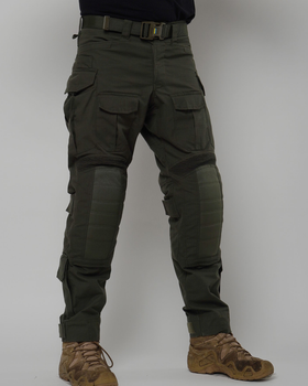 Тактические штурмовые штаны UATAC Gen 5.2 M Олива с наколенниками