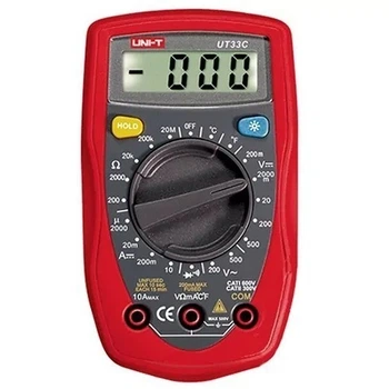 Мультиметр Digital DT UT33C многофункциональный цифровой тестер измерение тока, напряжения, сопротивления