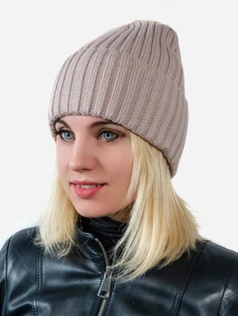 Шапка жіноча Malisa Бомбер 15-1275-PM-92 54-58 Мигдаль