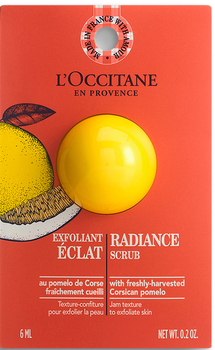 Peeling-eksfoliant L'Occitane do nadawania skórze blasku 6 ml (3253581554470)