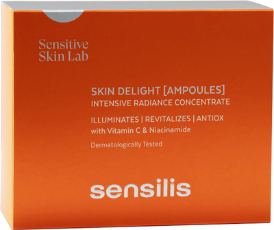 Ампули Sensilis Skin Delight Освітлювальна та антиоксидантна дія 15 шт (8428749728009)