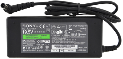 Блок живлення RIAS для ноутбука Sony 19.5V 4.74A 6.5x4.4 мм з кабелем живлення (3_00726)
