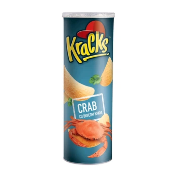 Чіпси Cracks зі смаком краба 160г
