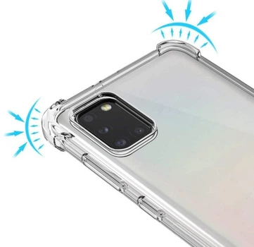 Противоударный прозрачный чехол для Samsung Galaxy A31/A315