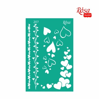 Трафарет самоклеющий Rosa Talent №207 Love 13х20см